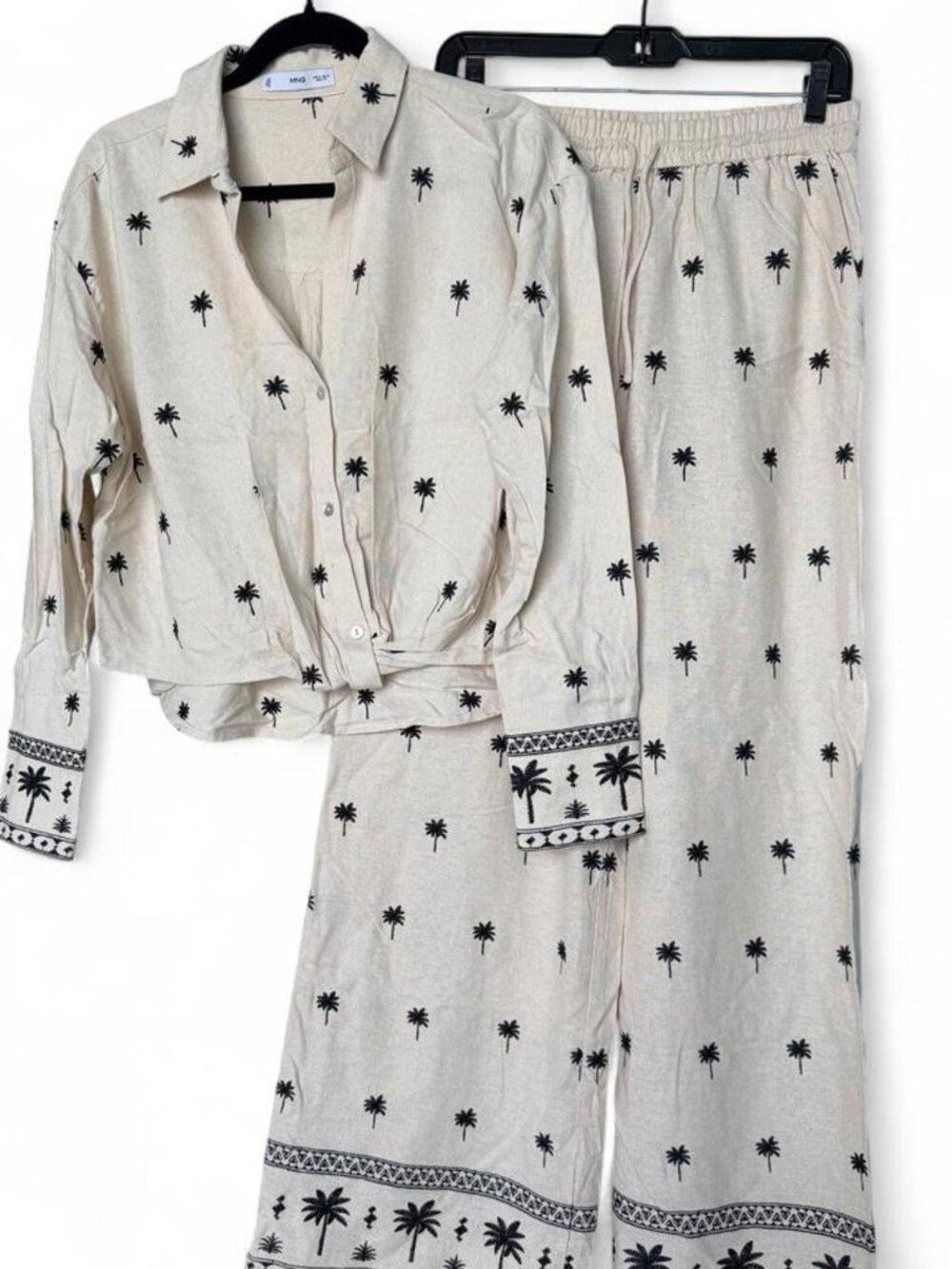 Mango Embroidered Linen Matching Set - Picture 2 of 4